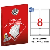 Diamond Lazer Etiket DM-1008 99.1x67.7 mm - 1