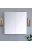 zerkaconcept Lavobo Üstü Aynalı Banyo Dolabı 60x60 - 1