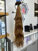 Mikro Kaynak Professional 100% İnsan Saçı (0.8 Gr) Kahve 50 Adet 70 Cm HP371 - 1