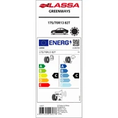 Lassa Greenways 175/70 R13 82T Yaz Lastiği - 2024 - 2