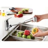 VitrA Harmony A41864EXP Pull-Out Eviye Bataryası, Krom - 2