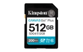 Kingston SDG4-512GB 512GB SDXC Canvas Go Plus Gen4 200MB-s C10 UHS-I U3 V30 Hafıza Kartı - 1