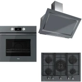 Teka Urban 70 Gri Ankastre Set ( GZC 75330 XBC ST - HLB 8400 ST- DLV 98660 ST TOS) - 1