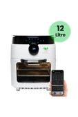 Wiami Airfryer Oven RA-011W 12 lt Beyaz Yağsız Fritöz Outlet - 7