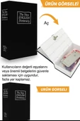 Kitap Görünümlü Anahtarlı Gizli Kasa  Para, Takı ve Değerli Eşyalar için Güvenli Saklama Kutusu - 3