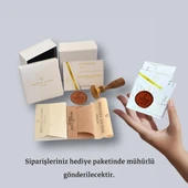 Aquamarin Taşlı Pırlanta Model Lotus Çiçeği Kadın Gümüş Set - 5
