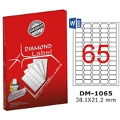 Diamond Lazer Etiket DM-1065 38.1x21.2 mm - 1