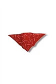 Süpertrend Ataturk İmzalı Kırmızı Bandana 55x55 cm - 1