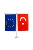 Süpertrend T- Tipi Devlet Masa Bayrağı (15'lik) - 1