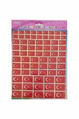 Süpertrend Laser Kare Sticker Bayrak - 1