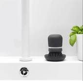 Tantitoni Dark Grey Sabun Hazneli Bulaşık Fırçası - 4