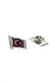 Kruvazör Krom Bayrak Rozet Dalgalı (30'lu) - 1