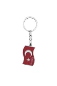 Kruvazör Dalgalı Bayrak Anahtarlık - 1
