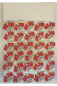 Kruvazör Türk Bayrağı İkili Rozet (30'lu) - 2