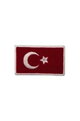 Kruvazör Türk bayrağı-Nakış Arma (Dikdörtgen) - 1