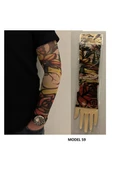 Süpertrend Giyilebilir Dövme Çift Kol 2 Adet Kol Çorap Dövmesi Sleeve tattoo Model59 - 1