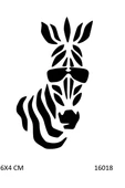 Kruvazör Artist Zebra Geçici Dövme Şablonu - 1