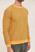 Fulla Moda Çizgili Bisiklet Yaka Sweatshirt - 4