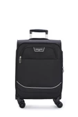 Pierre Cardin Ultra Light Kumaş Kabin Boy Valiz Siyah PC7050 - 1