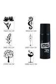 Süpertrend Ağaç Ve Çiçek Sprey Dövme Seti Spray Tatto - 1