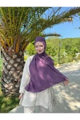 MODA Pamuk Caz Şal Mor - 1