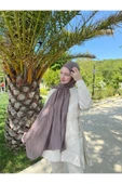 MODA Pamuk Caz Şal Kahverengi - 4