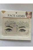 Kruvazör Face Gems Kristal Yüz Taşı Model 17 - 1