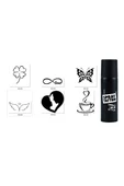 Kruvazör Sonsuzluk Ve Aşk Geçici Sprey Dövme Seti Spray Tatto - 1