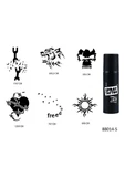 Kruvazör Güneş Ve Özgürlük Geçici Sprey Dövme Seti Spray Tatto - 1