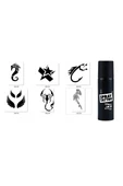 Kruvazör Akrep Ve Balık Geçici Sprey Dövme Seti Spray Tatto - 1