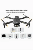 Ekranlı Kumandalı 2K Kameralı Akıllı Drone - Uzun Menzilli, Yüksek Performans - 4