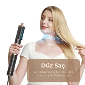 Yasomi Witero 9in1 Ultra Airwrap Multi-Styler Sıcak-Soğuk Hava Üflemeli Siyah Saç Şekillendirme Cihazı - 5