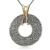 Süpertrend Gümüş El Nur Otantik Bayan Kolye - 1