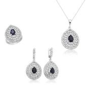 Süpertrend Gümüş Damla Desenli Bayan Set - 1