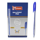 Mikro M-34 Tükenmez Kalem Mavi 1.0 Mm  - 60 Adet - 1