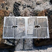 Kamp Ayısı® PyroWide Wire™ Yekpare Paslanmaz Çelik Bushcraft Izgara Teli Hafif Portatif 37 × 18 cm - 2