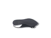 Zerhan 3045 Kadın Siyah FiyonkluArkası Açık Babet Ayakkabı thumbnail 5