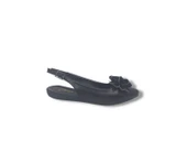 Zerhan 3045 Kadın Siyah FiyonkluArkası Açık Babet Ayakkabı thumbnail 1