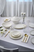 Aryıldız Sintra Gold 60 Parça Porselen Yemek Takımı Ar255469 - 4