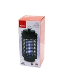 Aprilla AIK-9912 Fanus Model Elektrikli Sinek Öldürücü Uva Floresan Mor Işık 3W Metal Askı Halkası 11X11X24CM - 1