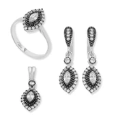 Kruvazör Gümüş Mekik Bayan Set - 1