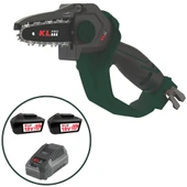 Klpro KLBZT18B-80 18V/8Ah. Çift Akülü Kömürsüz 179mm Zincirli Testere - 1