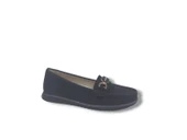 Zerhan 330 Kadın Siyah Tokalı Babet Ayakkabı thumbnail 2