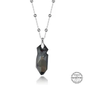 Süpertrend Swarovski Crystal Taşlı Top Zincir Gümüş Kadın Kolye - 1