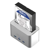 Codegen Codmax CDG-DOC-303 3 Port USB3.0+ SATA 2.5"+3.5 USB HUB Docking Harddisk Kutusu thumbnail 2