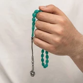 Süpertrend Gümüş Kazaz Püsküllü Sıkma Kehribar Tesbih - 3