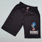 Sonic Desenli Turuncu Renk Şortlu Takım - 3