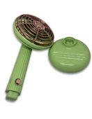 FY060 Taşınabilir Masaüstü ve El Yeşil Usb Fan - 3