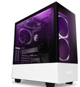 NZXT H510 Elite CA-H510E-W1 RGB Fanlı Beyaz ATX Oyuncu Kasası - 1