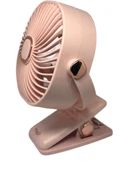 ZB113 Taşınabilir Masaüstü Pembe Usb Fan - 2